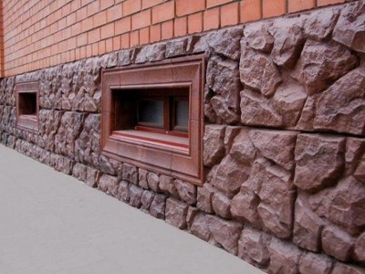 Декоративный бетонный камень для внешней отделки