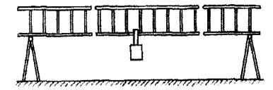 Под каким грузом и в течении какого времени испытывают штурмовую лестницу